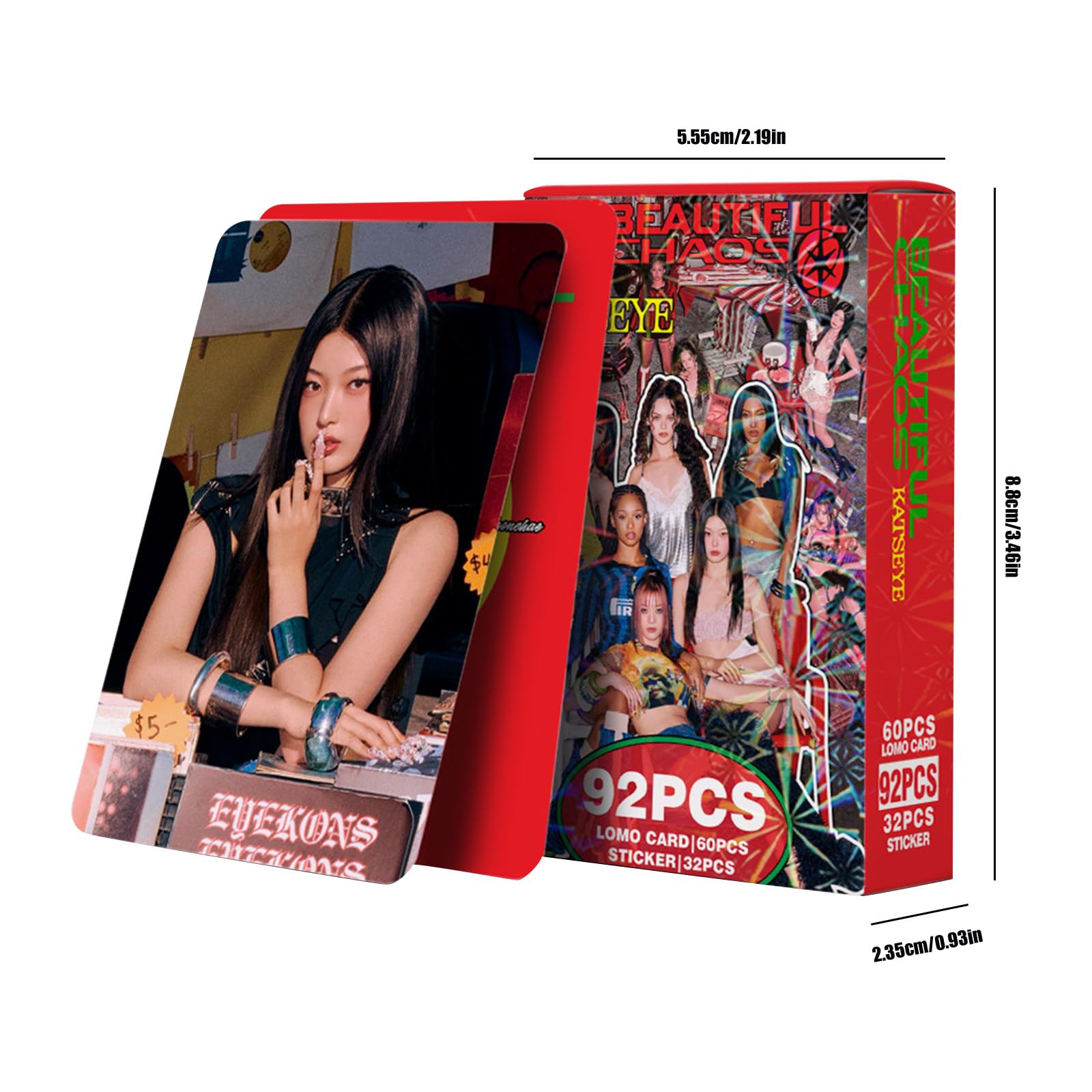 Generic Cards KATSEYE Photo Cards Idol Album Cards Set Mini Merch